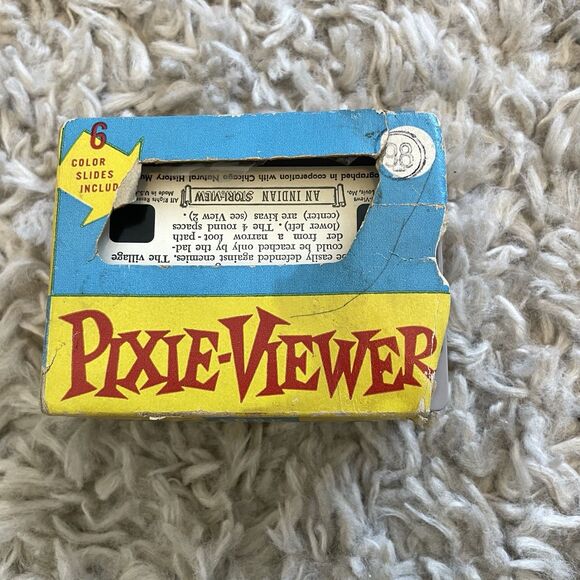 Other - Pixie Viewer Vintage Slides Pueblo Indian Native Americans  4 Slides Only